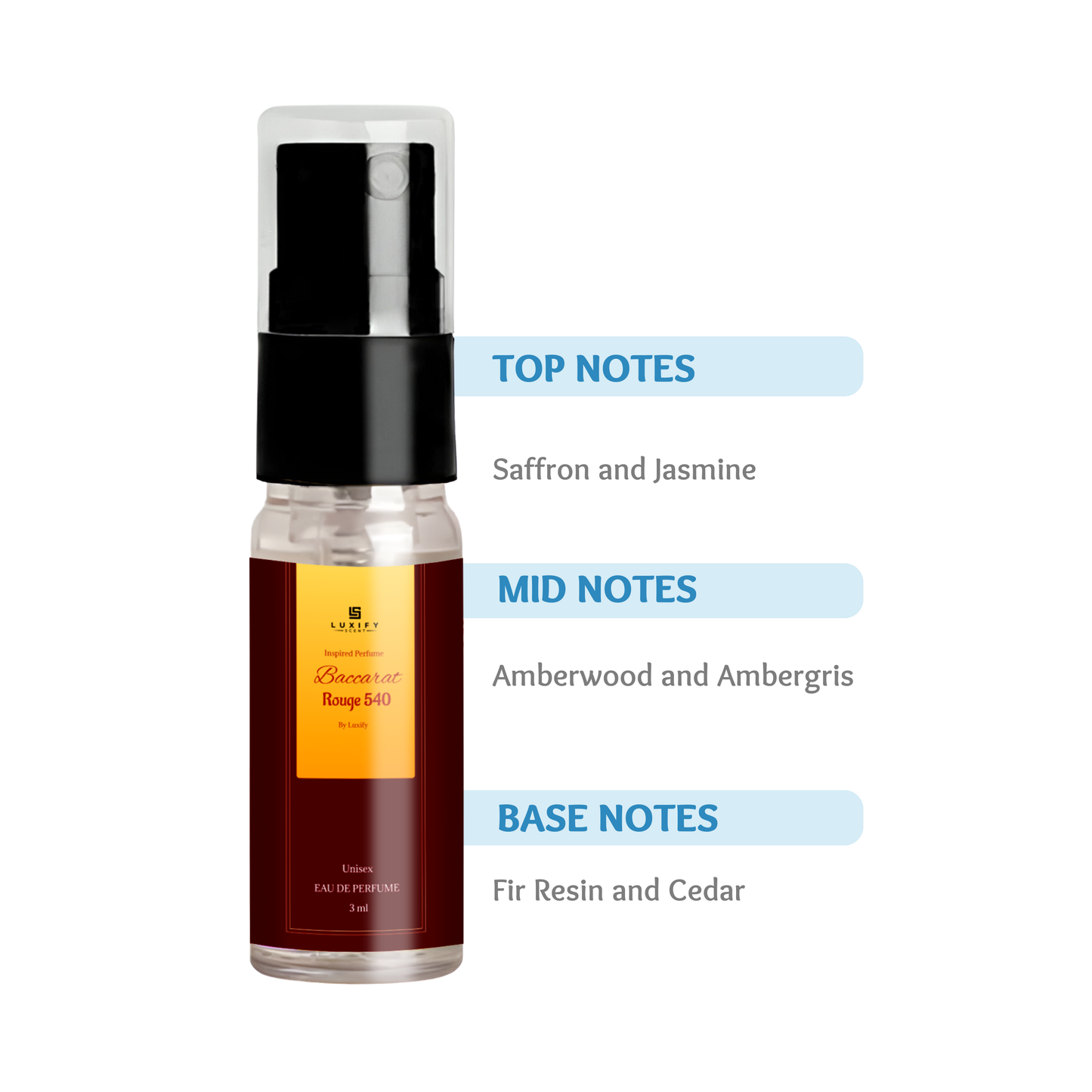 Scents Buy Perfume Testers LUXIFY SCENT Baccarat 540 Perfume