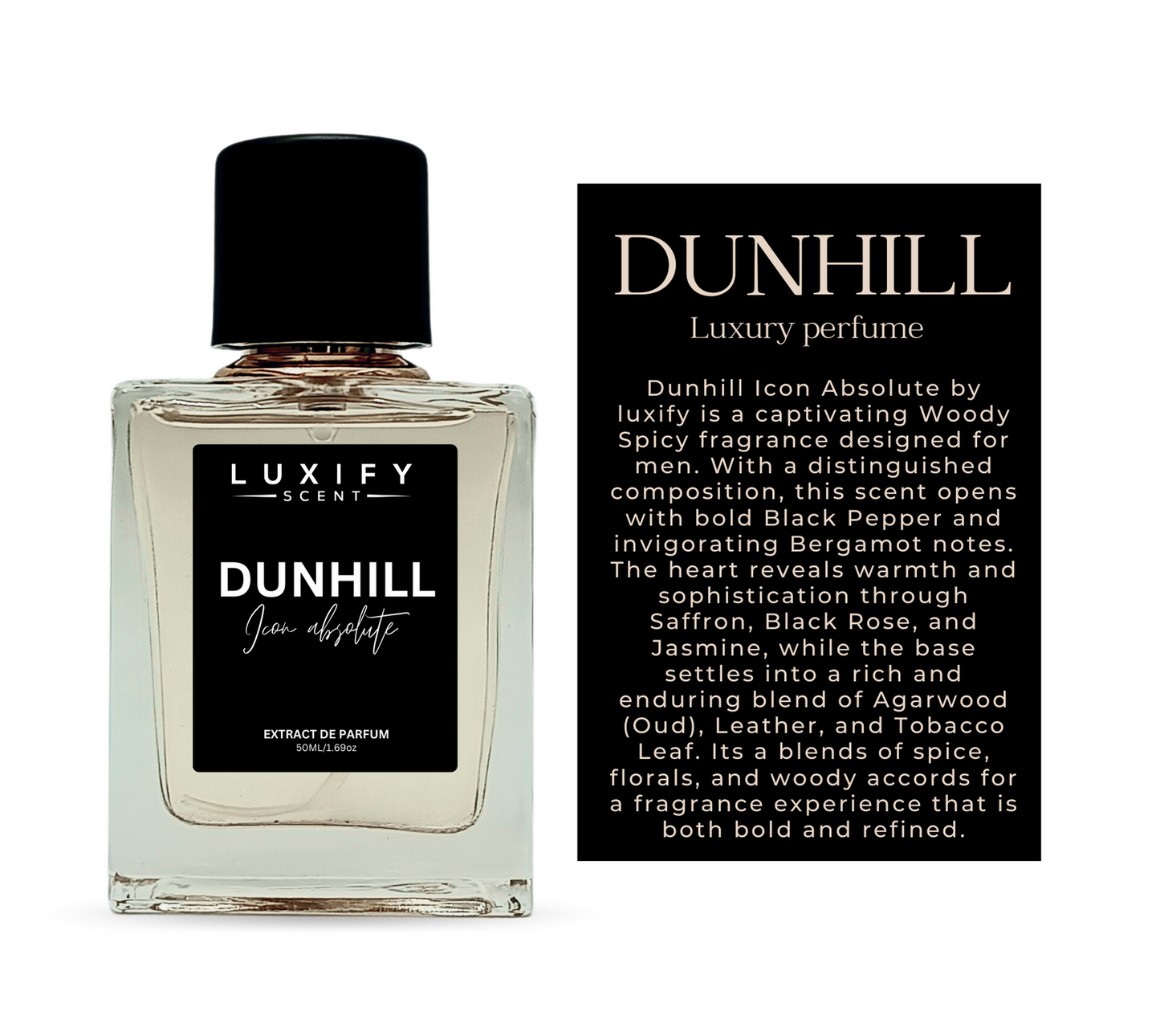 LUXIFY SCENT Dunhill Icon Absolute Perfume | Favorite Fragrance | Luxury Gift Pack